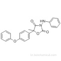 2,4- 옥사 졸리 딘 디온, 5- 메틸 -5- (4- 페녹시 페닐) -3- (페닐 아미노) -CAS 131807-57-3